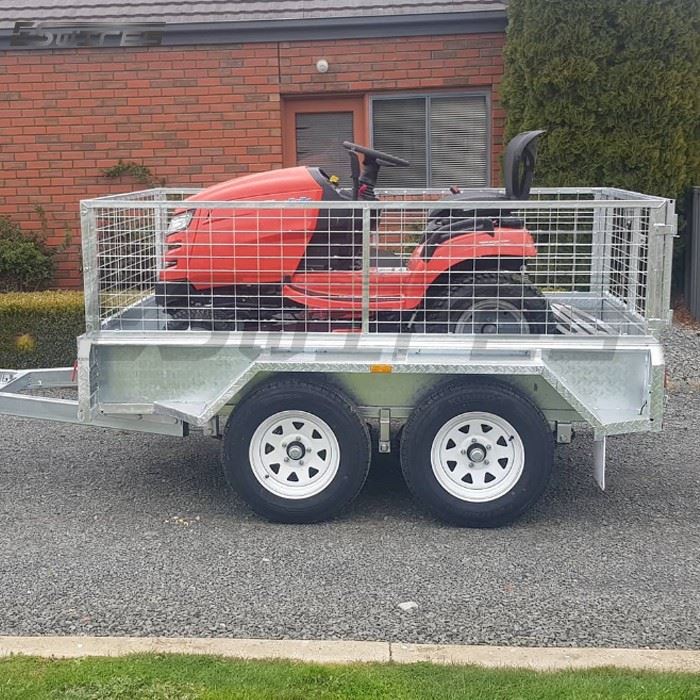 7 X 4 Cage Trailer With Ramp