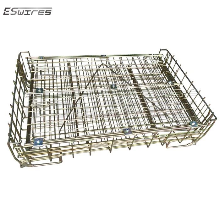 wire storage containers fold